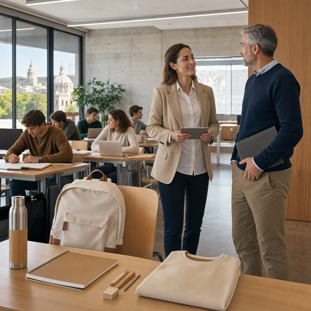 ¿Qué merchandising elegir para el sector educativo?